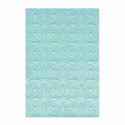SIZZIX - Textured Impressions Embossing Folder - Geo Crystals Kristalle