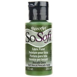 SOSOFT Acryl-Bekleidungsfarbe 30ml Avocado Green