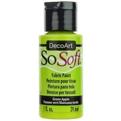 SOSOFT Acryl-Bekleidungsfarbe 30ml Grüner Apfel