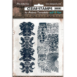 STAMPERIA Clear Stamps - Sir Vagabond Dekorkante, Stempeln Set Motivstempel