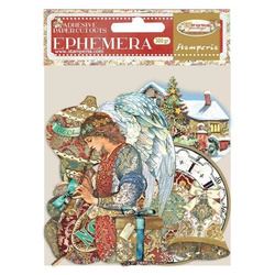 STAMPERIA  Ephemera Cards - Christmas Greetings