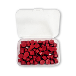 STAMPERIA - Wachsperlen - Wax beads - Wachs-Set - klassisches Rot 20 g