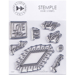 STUDIO FORT Transparenten Stempel Motivstempel - TGIF #29