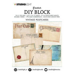 STUDIO LIGHT 7,4x10,5 cm Block Scrapbooking Papier - Mini postcards