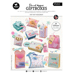 STUDIO LIGHT - Papierset zur Herstellung von Taschen - Giftboxes paper Pad - Hip hip Hooray