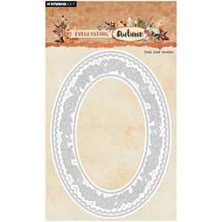 STUDIO LIGHT - Stanzform Präge Stanzschablone Cutting Die - Oval leaf wreath