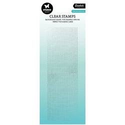 STUDIO LIGHT - Transparent Stempel Motivstempel Clear Stamp Grid background