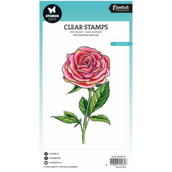 STUDIO LIGHT - Transparenter Motivstempel Clear Stamp - Single rose