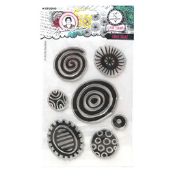 STUDIO LIGHT - Transparenter Stempel - Circle Salad