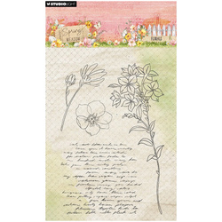 STUDIO LIGHT - Transparenter Stempel - Florals