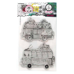 STUDIO LIGHT - Transparenter Stempel - Hippie busses