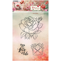 STUDIO LIGHT - Transparenter Stempel - Love letter