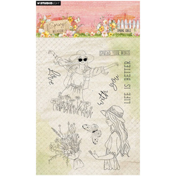 STUDIO LIGHT - Transparenter Stempel - Spring Girls