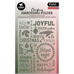 STUDIOLIGHT Embossing Folder Prägefolder Prägeschablone - Joyfull collage