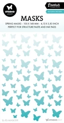 STUDIOLIGHT Mixed Media Schablone STENCIL für Decoupage Scrapbooking - Butterflies