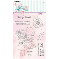 STUDIOLIGHT - Transparenten Stempel - Friends Little Blossom, Kinder, Freunde