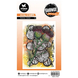 STUDIOLIGHT - Transparenten Stempel - Thistle Grunge collection Distel