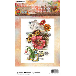 STUDIOLIGHT - Transparenten Stempel - Wildflower basket Blumen