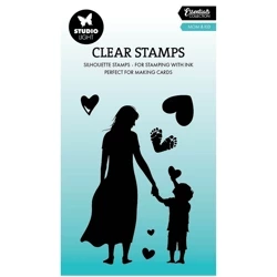 STUDIOLIGHT - Transparenter Stempel  - Mom & Kid, Mutter und Kind