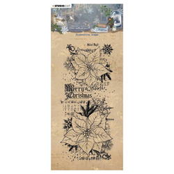 STUDIOLIGHT - Transparenter Stempel - Poinsettia Songs, Poisense Blume