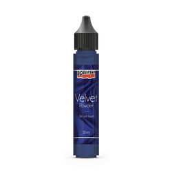 Samtpuder 30ml königsblau / königsblau - PENTART