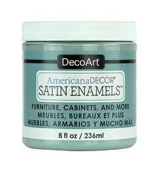 Satin Enamels Americana Dekorfarbe 236ml - Seaside Blue