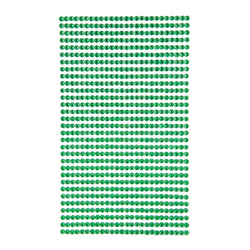 Selbstklebende Kristalle 3mm 806Stück Hellgrün