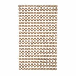 Selbstklebende Perlen 6mm 260Stück Beige