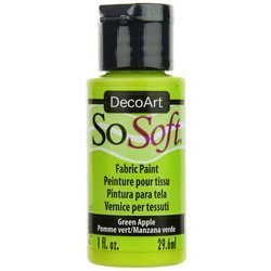 SoSoft Acryl-Kleiderfarbe Grüner Apfel 30ml 