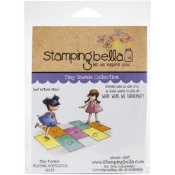 Stamping - Stamping Bella - Tiny Townies spielen Himmel und Hölle, ein Klassenzimmer-Spiel