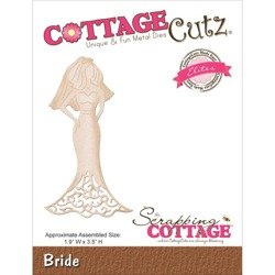Stanzform Präge Stanzschablone Cutting Die - Cottage Cutz - Braut - Braut