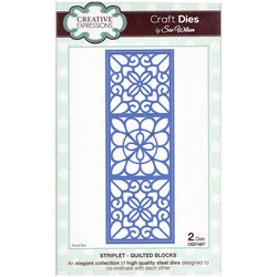 Stanzform Präge Stanzschablone Cutting Die - Creative Expressions - Quilted Blocks  CED1607 Ornament