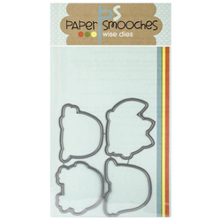 Stanzform Präge Stanzschablone Cutting Die - Paper Smooches - Chilly Chums Icons Tiere