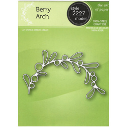 Stanzform Präge Stanzschablone Cutting Die - Poppystamps - Berry Arch Mistel