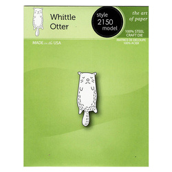 Stanzform Präge Stanzschablone Cutting Die - Poppystamps - Whittle Otter Zwergotter