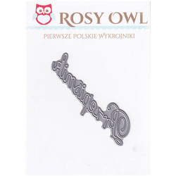 Stanzform Präge Stanzschablone Cutting Die - Rosy Owl - Przepiśnik
