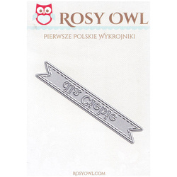 Stanzform Präge Stanzschablone Cutting Die - Rosy Owl - ein genähter Gürtel für Sie