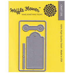 Stanzform Präge Stanzschablone Cutting Die - Waffle Flower - Surface Tag - Starter Kit