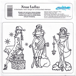 Stempel - Creative Expressions - Christmas Ladies