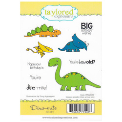 Stempel - Taylored Expressions - Dino-Milbe / Dinosaurier