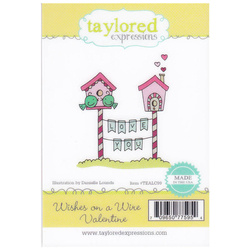 Stempel - Taylored Expressions - Wünsche auf einem Draht - Valentine - Vogelhäuser