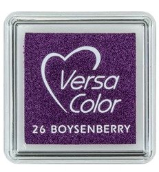 TSUKINEKO - Pigment Stempelkissen - Versa Color small 2,5 x 2,5 cm - Boysenberry