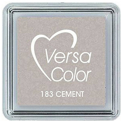 TSUKINEKO - Pigment Stempelkissen - Versa Color small 2,5 x 2,5 cm - Cement