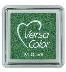 TSUKINEKO - Pigment Stempelkissen - Versa Color small 2,5 x 2,5 cm - Olive