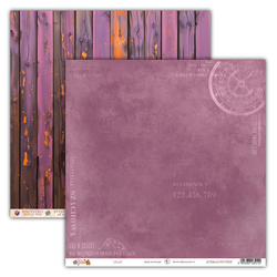 UHK 30x30cm doppelseitig Scrapbooking Basteln Papier - Autumn Games - Lilac