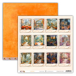 UHK 30x30cm doppelseitig Scrapbooking Basteln Papier - Autumn Games - Pomander