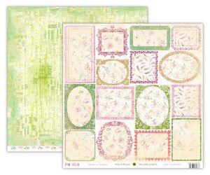 UHK 30x30cm doppelseitig Scrapbooking Papier Designpapier 250g Awesome Blossom