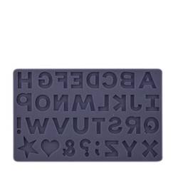 VAESSEN CREATIVE Silikon Form Mold Mould Silikonform Dekor Decoupage, Alphabet