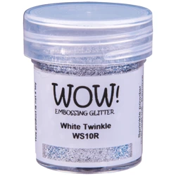 WOW! Embossing powder - Prägepulver - Glitters White Twinkle Weiß