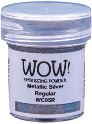 WOW! Embossing powder - Prägepulver - Metallics Silber